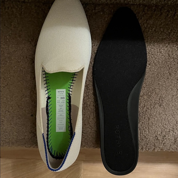 Rothy’s The Almond Loafer in Vanilla Bean New in Box - Picture 6 of 10